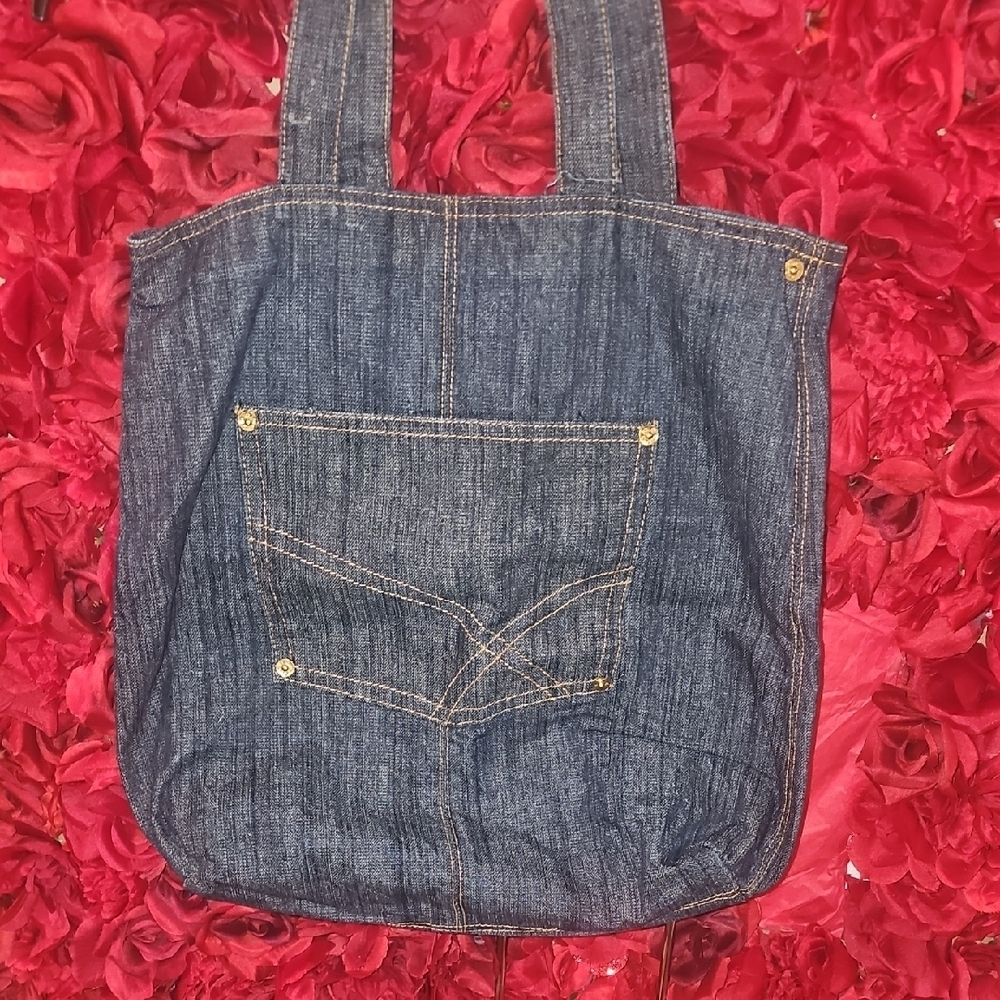 Denim NEW Tote Bag with Pocket